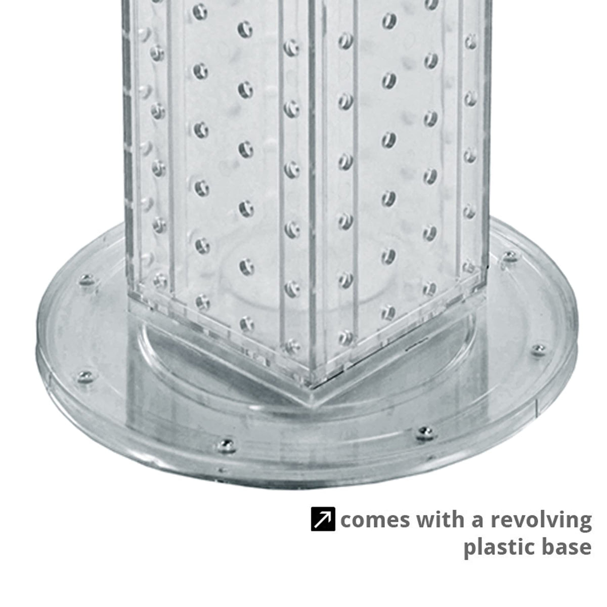 Azar Displays Small / Clear / Pegboard only Panels & Units