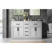 Alden Bathroom Vanity Grey by Lighting Design – Wood, Grey, Model VF29760DGR