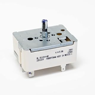 Robertshaw 811214 Range Stove Burner Infinite Switch Replacement for GE WB24T10022