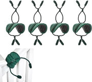 4 Pack Fabric Wreath Straps, Adjustable Garland Ties for Porch Railing