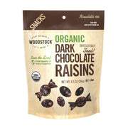 Organic Raisins; Dark Chocolate by Woodstock Farms – 8.5 Ounce (Pack of 8), Brown
