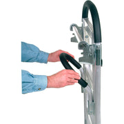 Aluminum 2-in-1 Convertible Hand Truck with Pneumatic Wheels - Senior by Global Industrial – 19"L x 63"W x 9"H, Aluminum, Gray, Model 241666