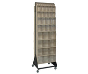 QUANTUM STORAGE SYSTEMS One Size / 18 Ivory Tip Out Bins Multi-Sizes / Multi Standing Shelf Units