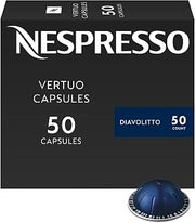 Nespresso Vertuo, Diavolitto, 50-Count Coffee Pods