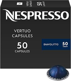 Nespresso Vertuo, Diavolitto, 50-Count Coffee Pods