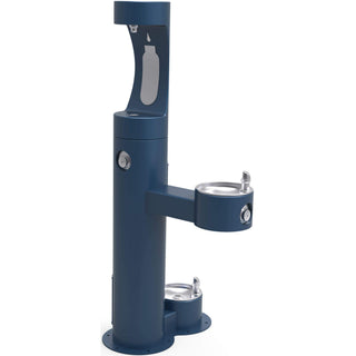 Bi-Level Pedestal Ftn W/Upper Bf & Dog Bowl by Elkay – Blue, Model LK4420BF1UDBBLU