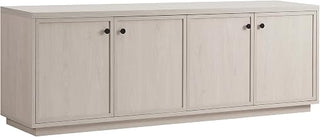 Henn&Hart 70" TV Stand for TVs up to 75", Beech White