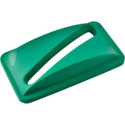 Paper Recycling Lid by Global Industrial – 11 x 20 x 4 inches, 23.0 gallons, Plastic, Green, Model XDL-90-11aGN