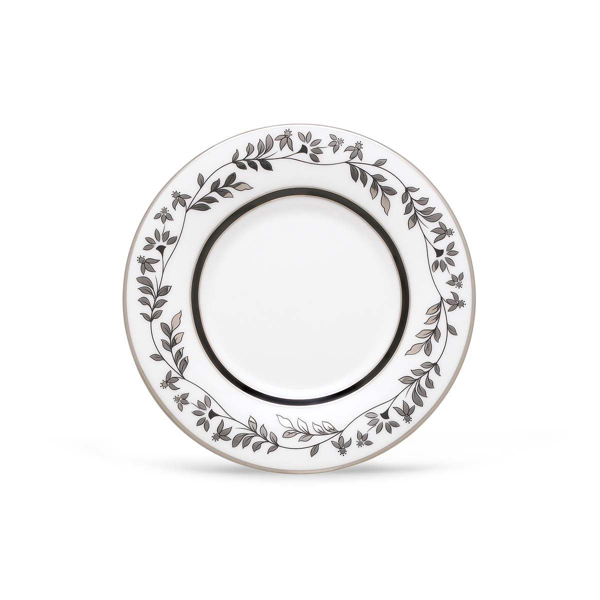 Jonquil 4-3/4-Inch Saucer by Lenox – Small, China, white silver, Model 809151