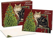 Lang, Stringing Lights Boxed Christmas Cards by Lowell Herrero