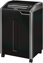 Fellowes Powershred 485Ci 100% Jam Proof Commercial Grade, Quiet Operation 30-Sheet Cross-Cut Paper Shredder, TAA Compliant (38485), Black