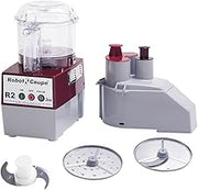 Robot Coupe R2N CLR Continuous Feed Combination Food Processor with 2.9 Liter Clear Polycarbonate Bowl, 1-HP, 120-Volts