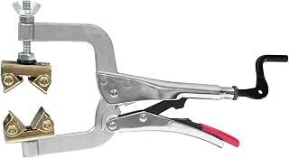 Strong Hand Tools Locking Pipe Pliers, Adjustable V-Pad, 11", PG115V