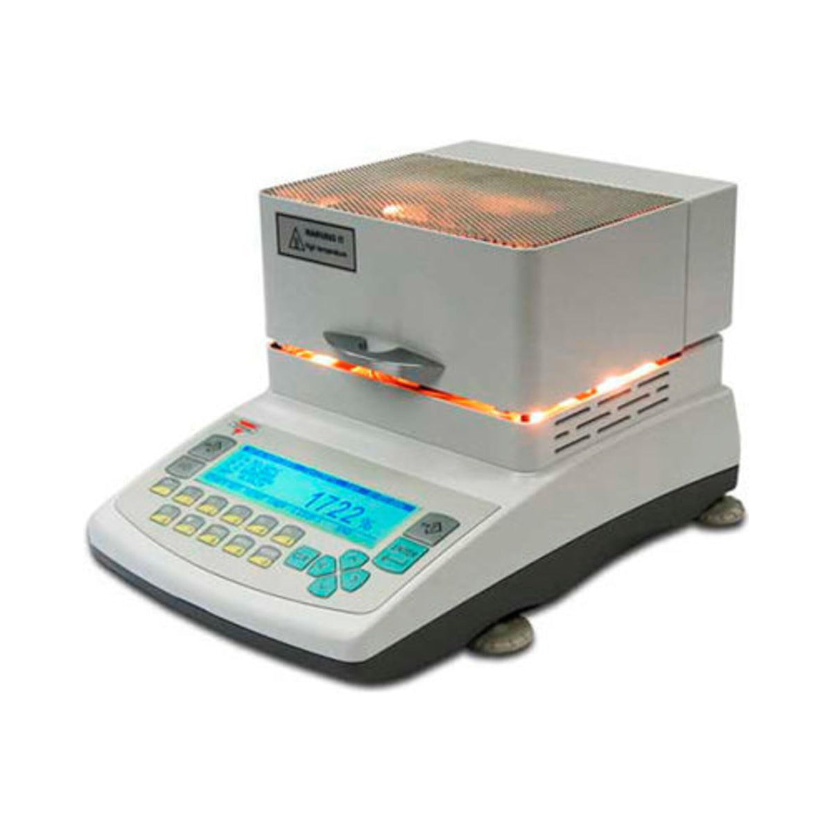 Moisture Analyzer 120g x 0.001g 3-1/2" Diameter Platform by Torbal – 18"L x 13.63"W x 7.88"H, Die-Cast Aluminum, White, Model AGS120