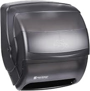 San Jamar T850TBK Black Pearl Integra Plastic Lever Roll Towel Dispenser
