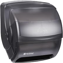 San Jamar T850TBK Black Pearl Integra Plastic Lever Roll Towel Dispenser