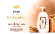 Limited Edition Holiday Treats Liquid Hand Wash for Deep Nourishment Spiced Chai Latte 12 oz (Pack of 2) by Dove – 12 Fl Oz (Pack of 2), Blanco, Pack of 2