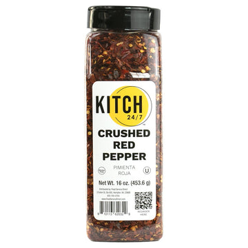 KITCH 24/7 Crushed Red Pepper by KITCH24/7 – 12 Ounce (Pack of 1), Model 23073270