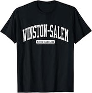 Winston-Salem North Carolina NC JS03 College University Styl T-Shirt