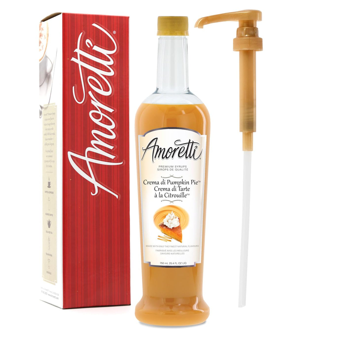 Amoretti Crema Di Pumpkin Pie / 750 ml / 1 Syrups