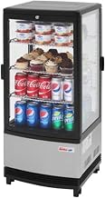 TurboAir CRT-77-2R-N Countertop Diamond Glass Merchandiser, Pass Through, 3 cu.ft.