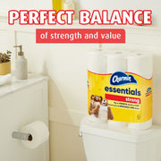 Essentials Strong Toilet Paper by Charmin – 9 Count (Pack of 4), White, Pack of 36, Model 30772045169