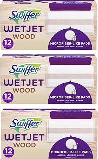 Swiffer WetJet Wood Mopping Pad Refill - 12ct (Pack of 3)