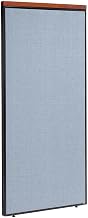 Global Industrial Office Partition Panel, Blue, 36.25 Inch Width x 73.5 Inch Height, 1 Piece, Designed for Flexible Office Layouts