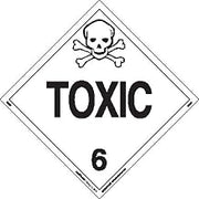 Labelmaster Z-PL27 Toxic Hazmat Placard, Worded, Tagboard (Pack of 25)