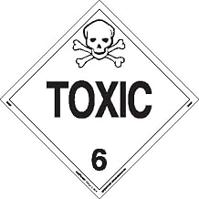 Labelmaster Z-PL27 Toxic Hazmat Placard, Worded, Tagboard (Pack of 25)
