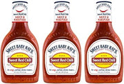 Sweet Baby Ray's Wing Sauce & Glaze, Sweet Red Chili, 16oz Bottle (Pack of 3)