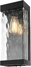 Thompson One Light Outdoor Wall Sconce Black