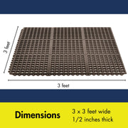 Notrax Black / Stock Size / 1 Floor Mats & Matting