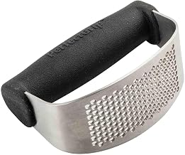 TableCraft 12508 PerfectGrip Garlic Press Rocker, Stainless Steel Garlic Mincer with Ergonomic Non-Slip Handle, Dishwasher Safe, Easy to Clean, Safe for Wet Hands, Kitchen Tool for Home Cooks
