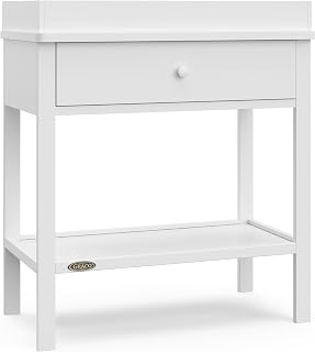 Graco Storage Baby Changing Table, White
