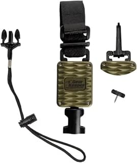 Gear Keeper Wading Staff Tether Retractor | Keeps wading staff handle at side, QC-II lanyard, USA made fishing tools & fishing accessories