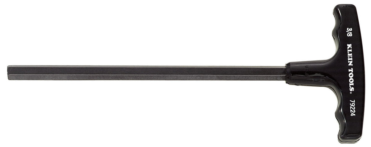 6-Inch Blade Length by 3mm Hex T-Handle Hex-Key by KLEIN TOOLS – Small, Black, Model 76303