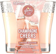 Glade Candle Jar, Air Freshener, Champagne Cheers, 3.4 oz
