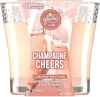 Glade Candle Jar, Air Freshener, Champagne Cheers, 3.4 oz