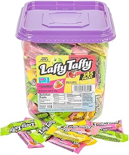 Laffy Taffy Assorted Candy Jar, 145 Count (Pack of 1)