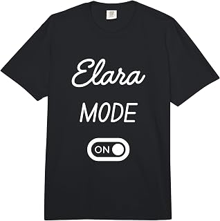 Elara Mode On Name Comfort Colors Adult Heavyweight T-Shirt