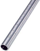 Nexel P63CX2 63"H Chrome Post Leveler Inserted, 2 Pack