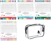 Zebra Technologies Zebra Clickart WYSS22 Water-Based Markers, 48 Colors, Case Included