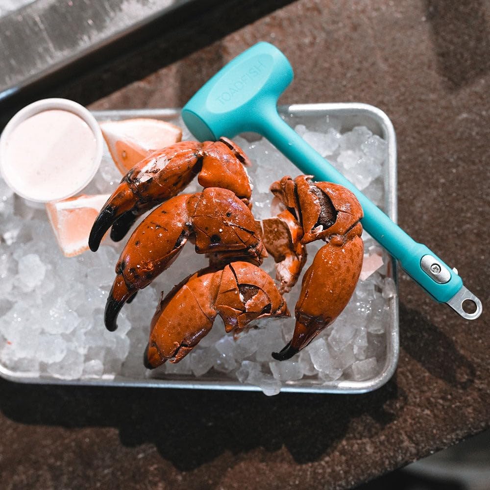 Crab Mallet by Toadfish – Normal, Plastic, Teal, Pack of 2, Model TF8068