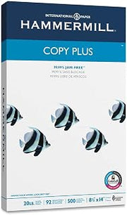 Hammermill Ecwias Paper, Copy Plus, 20lb, 92 Bright, 8.5 x 14, Legal, 500 Sheets (3 Units)