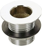 BK Resources Chrome Commercial Kitchen Sink Drain Plug, 1" NPS Drain, 1.875" Flange, 3-1/4" L, Chrome