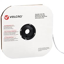 VELCRO Brand Tape (192335) Self-Adhesive Individual Dots, Hook, 7/8", White (900 Per Case) for Home & Office