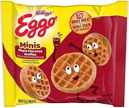 Eggo Minis Maple Flavored Waffle, 2.64 Ounce -- 72 per case.
