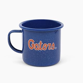 Crow Canyon Home University of Florida (UF) Gators Enamelware 16oz Mugs(Set of 4)