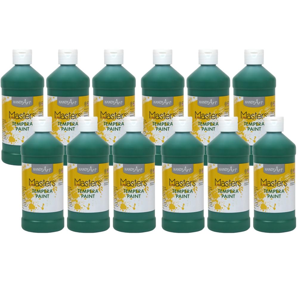 (12 EA) Little Masters Green 16OZ by Handy Art – 16 ounces